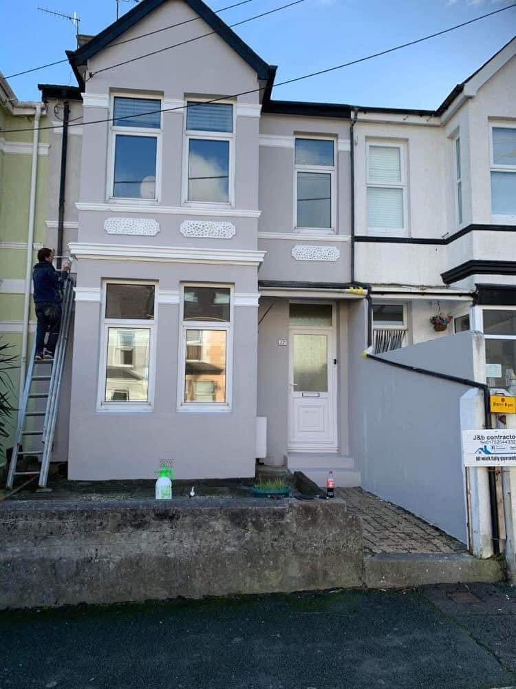 Completed roof replacement project in Redruth