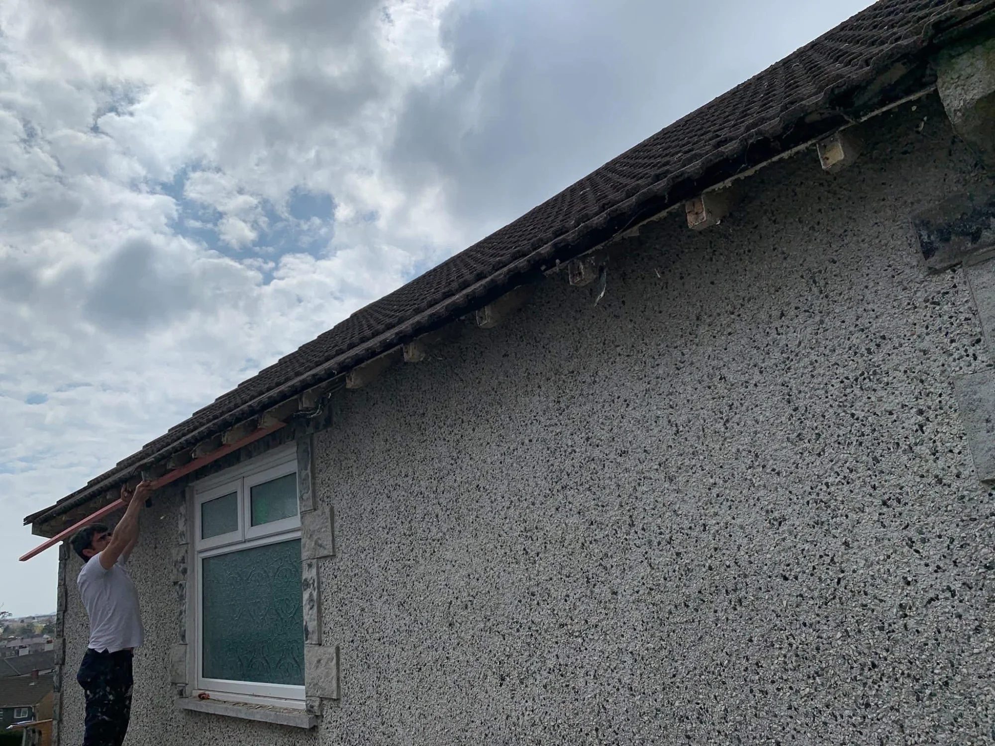Storm damage roof repairs in Redruth