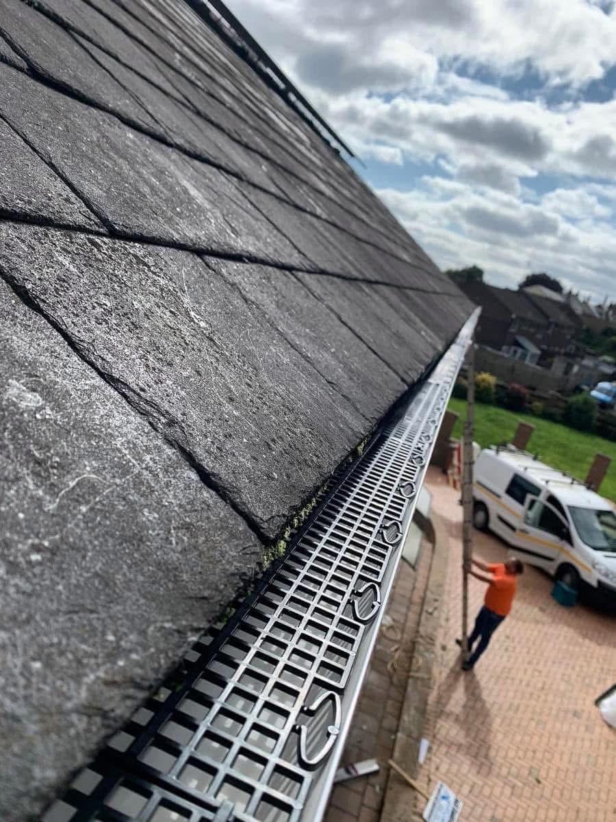 Gutter installation project in Redruth