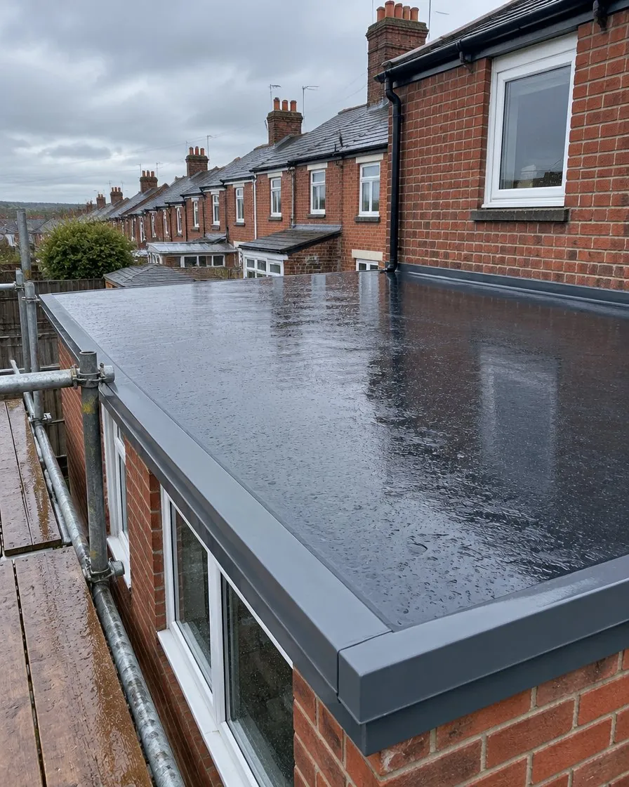 EPDM rubber roofing in Redruth