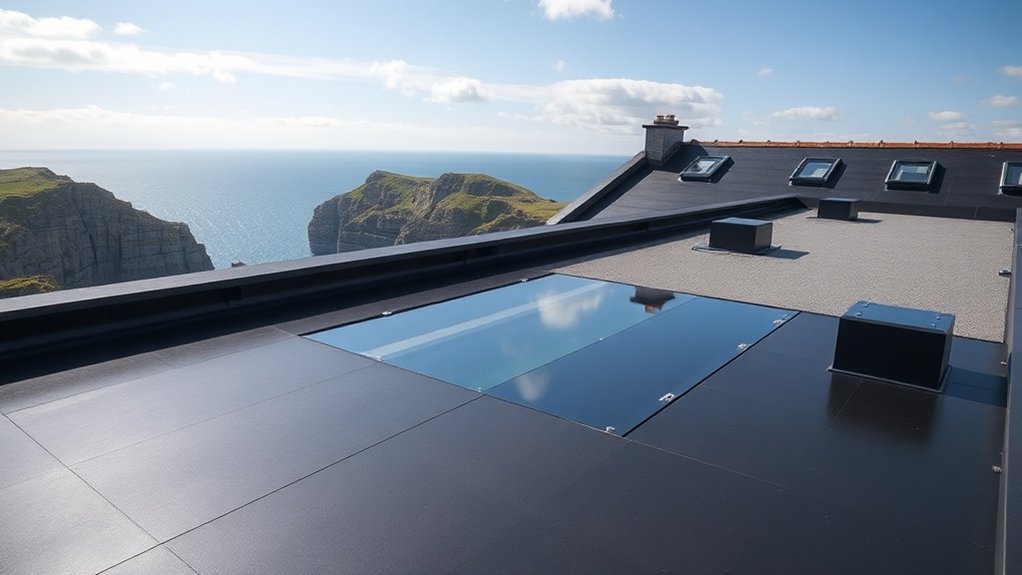 Flat roof installation in Redruth